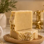 Golden Harvest – Honey & Oats Goat Milk Soap
