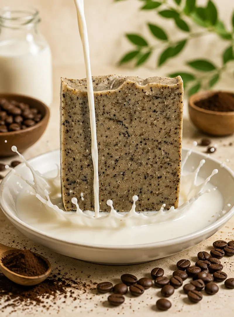 Morning Brew – Goat Milk Coffee Scrub Soap Bar